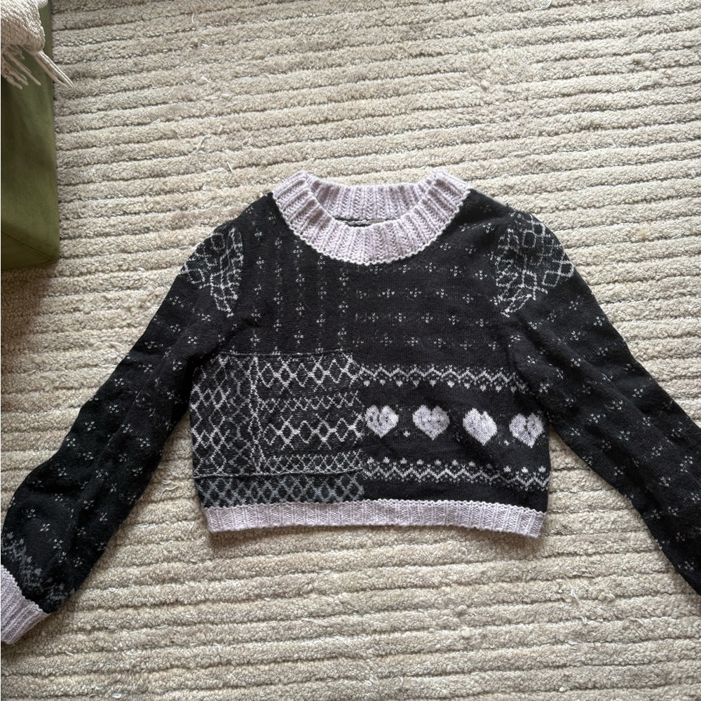 Heart embroidered sweater from Free People